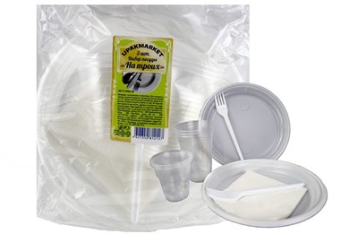 Миксы Набор посуды На троих. (20) шт/кор 2223