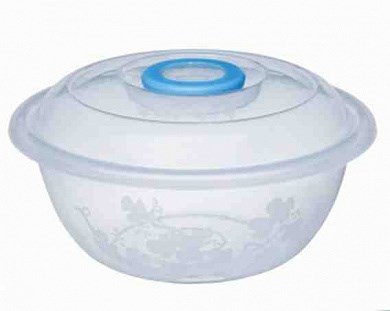 Таз с крышкой 8л. мерный Изобилие прозрачный НФ-00020704