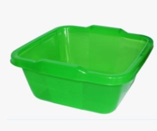 Таз 5л. мерный квадратный прозрачно-зеленый НФ-00025007