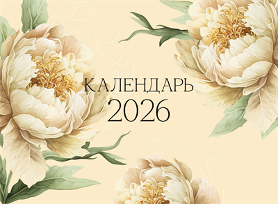 Календарь 2026г Be Smart "Flowers" настенный, скрепка, 12 листов, 30х22 см. НФ-00024931