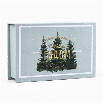 Коробка - книга подарочная «С Новым годом», 20×12.5×5 см НФ-00025616