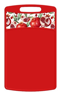 Доска разделочная 33,5*22см. Bergamo красный НФ-00025758