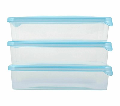 Набор контейнеров 3шт. 1,35л. для заморозки Sugar&Spice голубой НФ-00025833