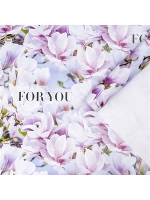 Бумага упаковочная глянцевая «Цветущая магнолия», 70×100 см НФ-00025898