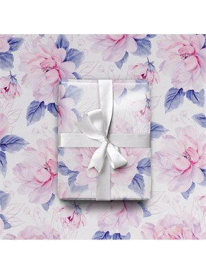 Бумага упаковочная глянцевая «Нежные цветы», 70 х 100 см НФ-00025912