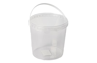 Ведро/крышка с ручкой 500 мл (d.100) прозрачное круглое (ОСВ) НФ-00025972
