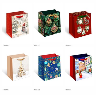 Бум пакеты 15х17х10  Ассорти  1593.157   НГ НФ-00026030