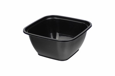 Контейнер ВЗЛП "Кубик" черный 250мл  126*126*38,5 (500шт) ПП 24571