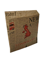 Бумажный пакет - уголок 150 х 170 «Газета Лондон» /100/3000/ НФ-00000597