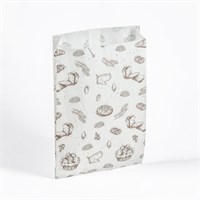 Бумажный пакет 170*30*260 мм с рисунком «Хлеб и выпечка» /100/2000/ НФ-00000660