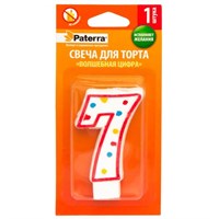 Свечи для торта PATERRA цифра 7 (48шт) НФ-00001976