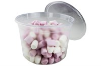 Банка/крышка ВЗЛП 0,500 литра/д 112 мм прозрачная (22/198 шт)  17091