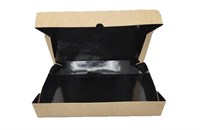 ДоЭко Контейнер под десерт Eco Cake (эко кэйк) 1900 230х140х60 (50/300шт) Черный 16031