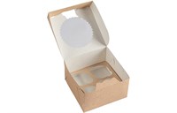 ДоЭко Короб под маффины ECO MUF (4шт) окно 160х160х100 (25/150шт) НФ-00022114