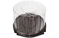 Тортница УК-278В крышка   0,5кг   /165*100/   Каштан   (210шт) 14904