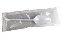 Миксы Ложка белая 1шт. в инд. упаковке (200) шт/кор  16618