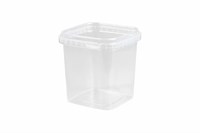 Банка   0,28л   прозрачная  прямоугольная ВЫСОКОЕ   /75*75*80/   Энтерпак   (500шт) 10756