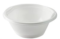 Тарелка супов. 0,6л Стандарт Пластик белая /20уп * 50шт/ (1000шт) 6,8гр 14447