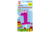 Свечи для торта PATERRA детские цифра 1  (24шт) 10599