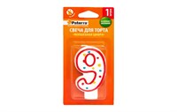 Свечи для торта PATERRA цифра 9 (48шт) НФ-00008876