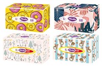 Салфетки в коробке PLUSHE 2-слойные  V-сложение  230 шт (20уп)  19051