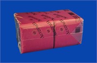 Салфетки 24х24 1-слойн. (Астория) 400л/4уп Интенсив Бордо 