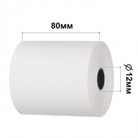 Термолента (кассовая) 80х12 мм втул. (80 м) 1/45 шт. НН НФ-00016371