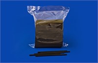 Трубочки для коктейля Мини 5х125 прямые черные 50упх400шт (20000) Ф НФ-00018494