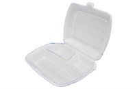 Ланч бокс LB-MAX-3 БЕЛЫЙ ЭКО   /255*190*70/ Мегапласт (100шт) ПАКО НФ-00019466