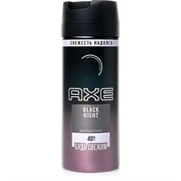 Дезодорант спрей мужской AXE 150мл BLACK NIGHT 1/6шт НФ-00022867