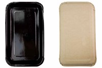 ОСК лоток PLATTER 400 ЧЕРНЫЙ 220х140х20 (50/850шт) 24245