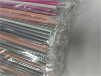 Трубочки для коктейля в инд.ПП.упак. 5х210 прямые цветные (500шт) 1/14 МГ НФ-00023349