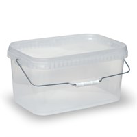 Ведро 5,8л ОСВ с металл.ручкой прозрачное прямоугольное /293*198/ (32шт) НФ-00023489