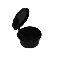 Соусница 30 мл Покров полимер (ЧЕРНАЯ с верхним закрытием) (80/1920шт) ВЗЛП (1234Ч) НФ-00023640