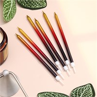 Свечи в торт «Ройс. Градиент», 6 шт., высокие, 13 см, чёрный, бордовый, золотой НФ-00025248