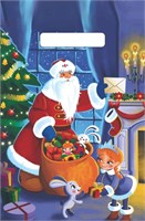 Пакет ПЭ с вырубной ручкой 20х30см (30) (Всем подарки) Артпласт (х100/3000) НГ НФ-00025371