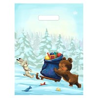 Пакет ПЭ с вырубной ручкой 23х30см (30) (Звездная доставка) Тико (х100/3000) НГ НФ-00025374