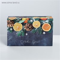 Коробка подарочная - книга «Тепла и подарков в Новом году», 20×12.5×5 см НФ-00025610