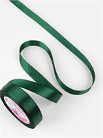 Лента атласная, 40 мм, 23±1 м, тёмно-зелёная №128 НФ-00025874