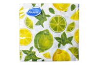 Салфетки 33х33 2- слойн. (ЛИЛИЯ) 20л/15уп Мохито 21458