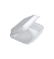 Ланч бокс LB-1 секц. (лб) БЕЛЫЙ /250*210*70/ РЗУП (100 шт.) (только упак.) НФ-00000146