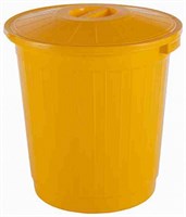 Бак 50л. с крышкой желтый НФ-00022758