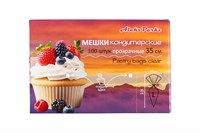 Мешок кондитерский в коробке-диспенсере AP 35см 40мкр прозр 100шт (26уп) 24470