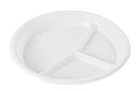 Тарелка  д 205 3-х секц. Позитрон /20уп * 100шт/ (2000шт) ТР-23 13223