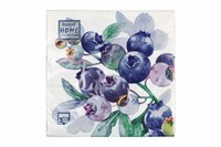 Салфетки 33х33 3 - слойн. Art Bouquet 20 шт (12 уп) Черника 24431