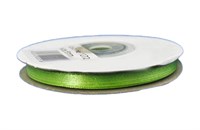 Лента 0,6 см Атласная Светло-зелёная 25 м (10 бабин) НФ-00010940