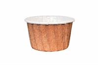 Форма бумажная Маффин 50х40мм усиленная лам. коричневая (1200шт) ТБФ 23523