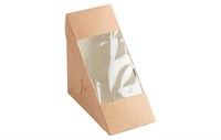 ДоЭко контейнер под сэндвичи ECO SANDWICH 70 130х130х70мм (50/500шт) 12700
