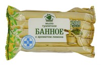 Мыло "БАННОЕ" ГОСТ 200 гр в индив. упак  (40шт/кор) Меридиан 6432