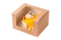 ОСК контейнер под десерт с окном Solo show box 130х110х80 (350шт) 23108
